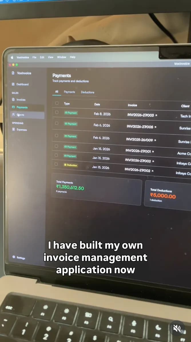 Building My Own Invoicing App